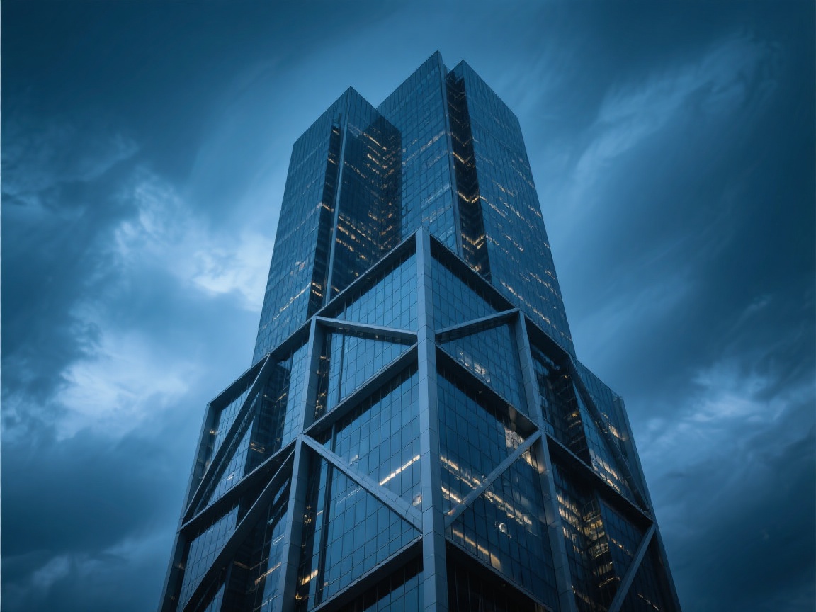 Oficina financiera moderna con equipo profesional